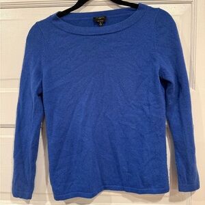 Talbots Royal Blue Pure Cashmere Light Sweater